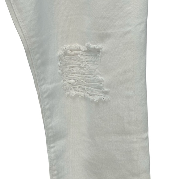 Numero Juniors Relaxed Fit Distressed Boyfriend Jeans - White - size 29 - Picture 3 of 9